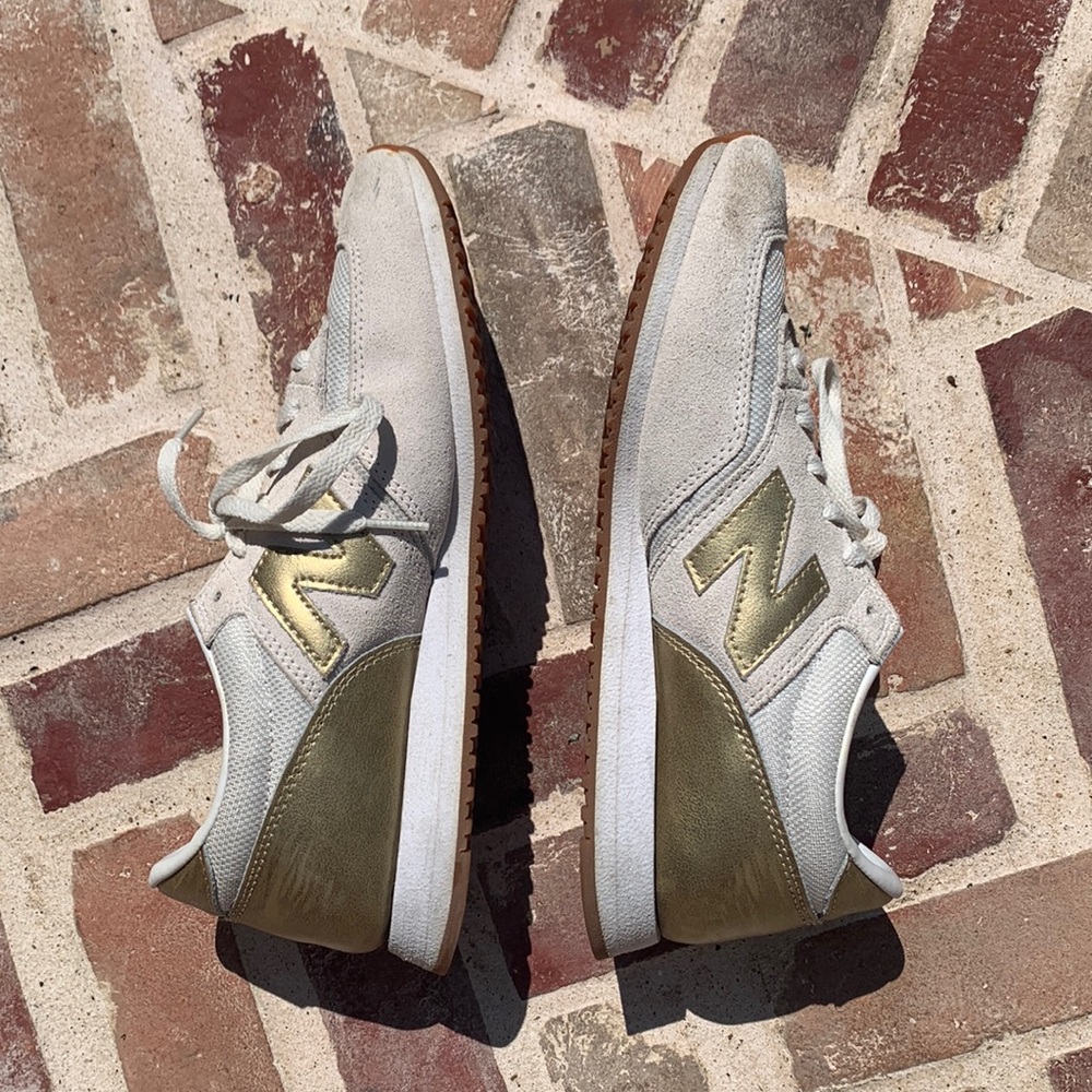 Gold New Balances